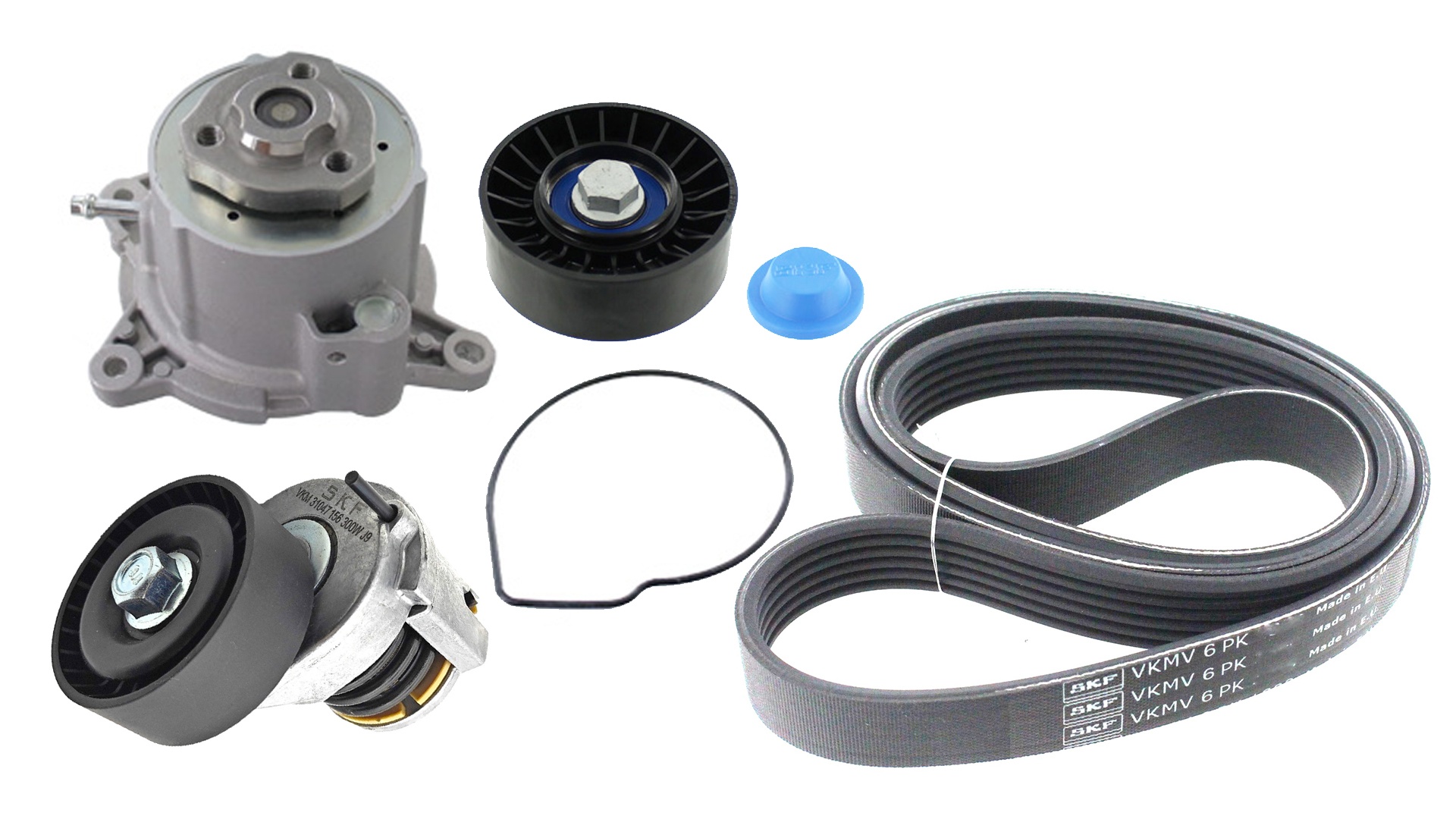 SKF Waterpomp + Multi V-riemset VKMC 31154