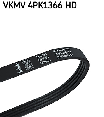 SKF Poly V-riem VKMV 4PK1366 HD