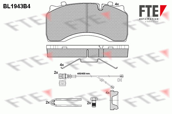 FTE Remblokset BL1943B4