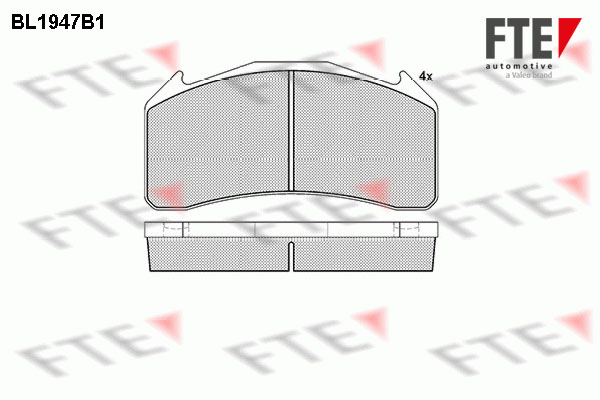 FTE Remblokset BL1947B1