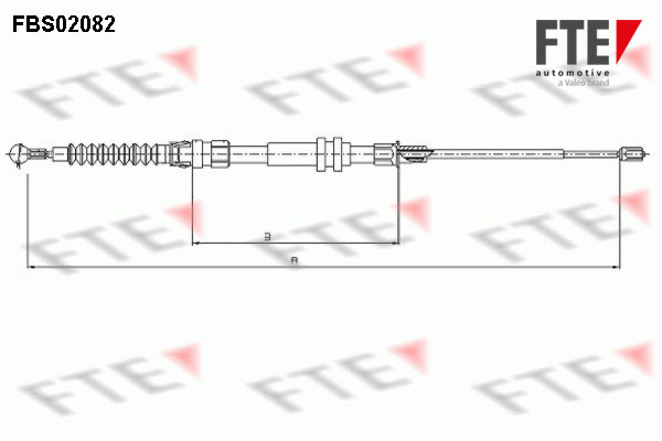 FTE Handremkabel FBS02082