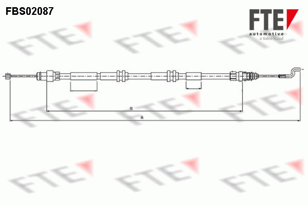 FTE Handremkabel FBS02087