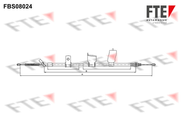 FTE Handremkabel FBS08024