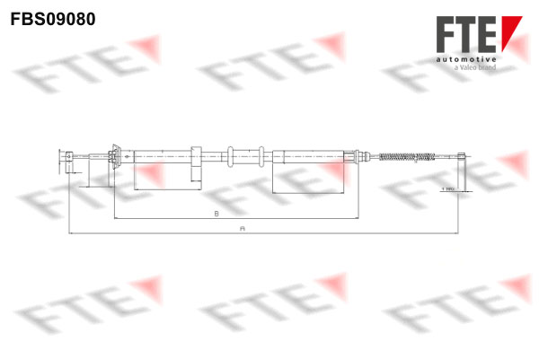 FTE Handremkabel FBS09080