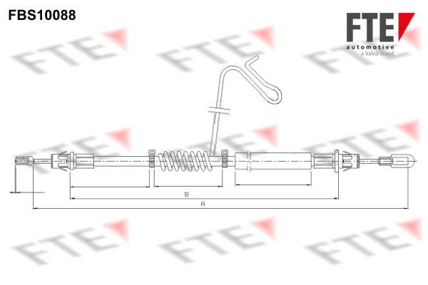 FTE Handremkabel FBS10088