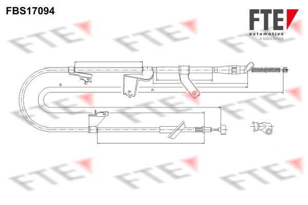 FTE Handremkabel FBS17094