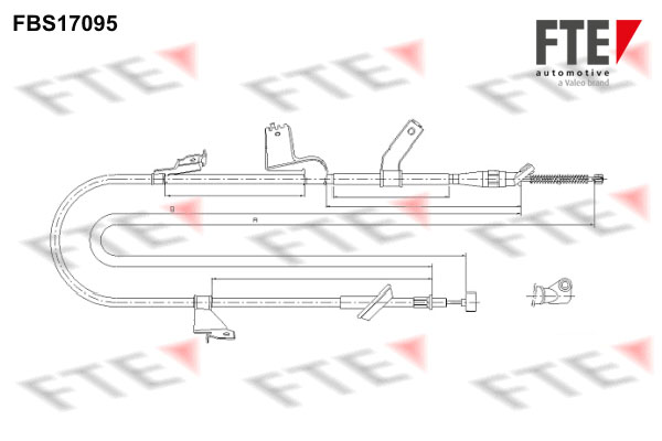 FTE Handremkabel FBS17095