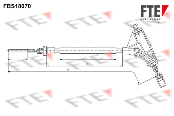 FTE Handremkabel FBS18070