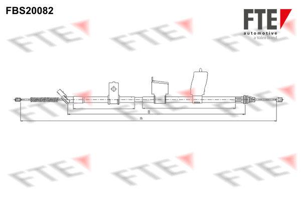 FTE Handremkabel FBS20082