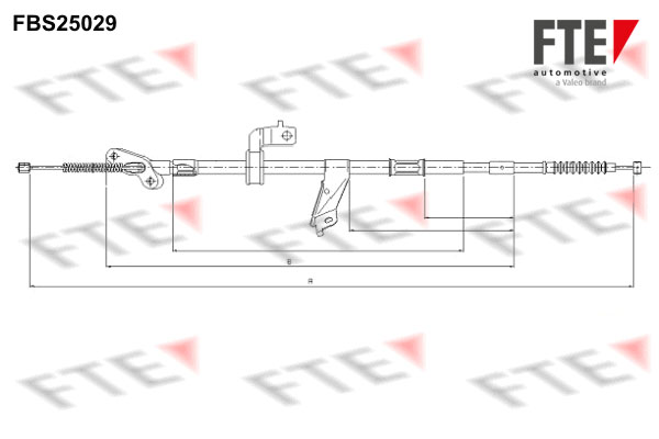 FTE Handremkabel FBS25029