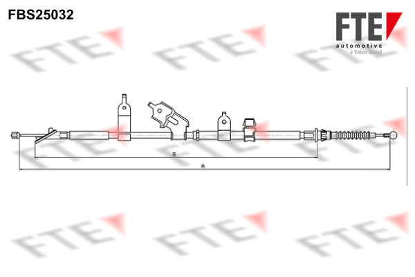 FTE Handremkabel FBS25032