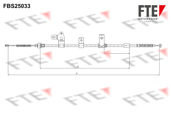 FTE Handremkabel FBS25033