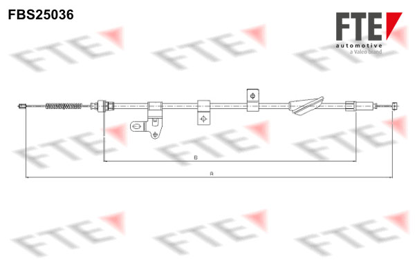 FTE Handremkabel FBS25036