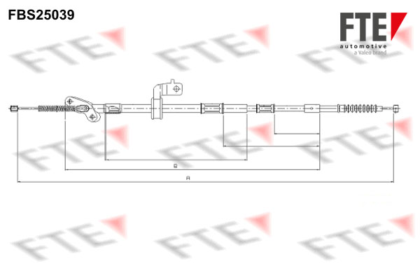 FTE Handremkabel FBS25039