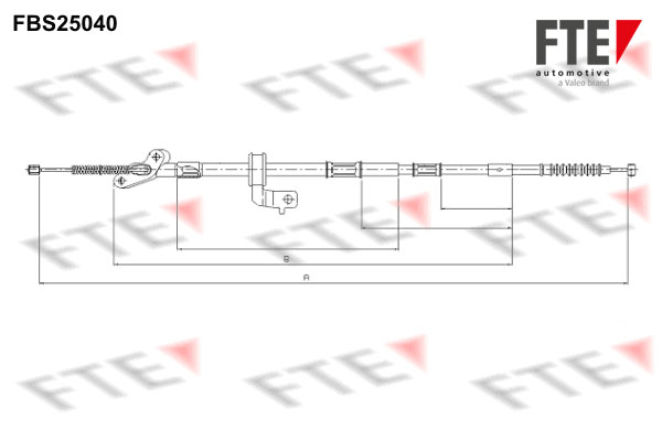 FTE Handremkabel FBS25040