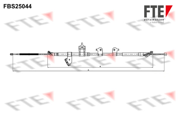 FTE Handremkabel FBS25044