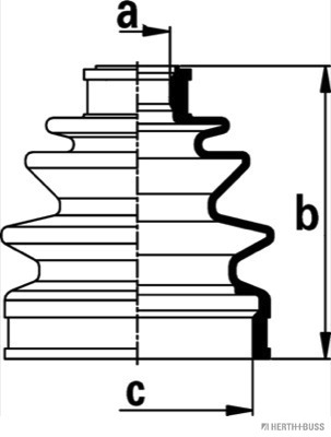 Herth+Buss Jakoparts Aandrijfashoes J2860902