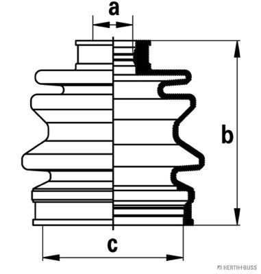 Herth+Buss Jakoparts Aandrijfashoes J2868002