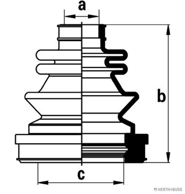 Herth+Buss Jakoparts Aandrijfashoes J2880902