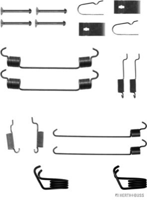 Herth+Buss Jakoparts Rem montageset J3563011