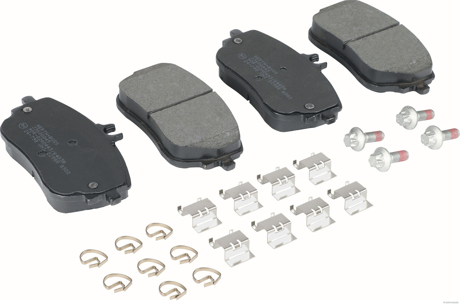 Herth+Buss Jakoparts Remblokkenset, schijfrem J3600845