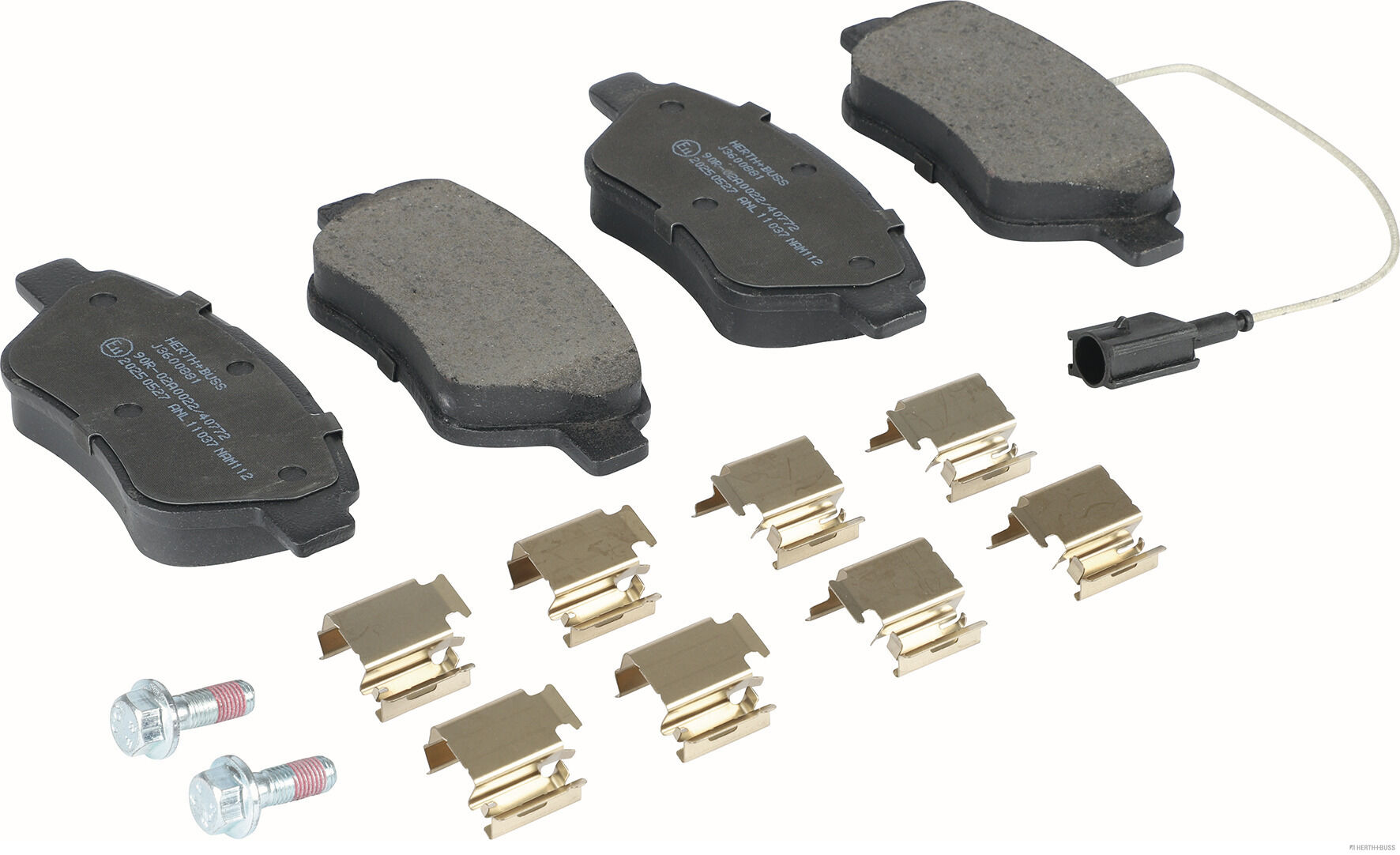 Herth+Buss Jakoparts Remblokkenset, schijfrem J3600881