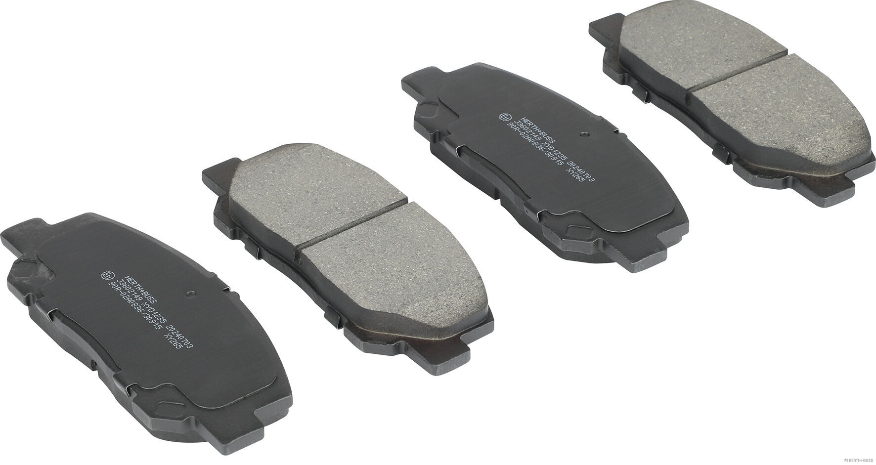 Herth+Buss Jakoparts Remblokkenset, schijfrem J3602149