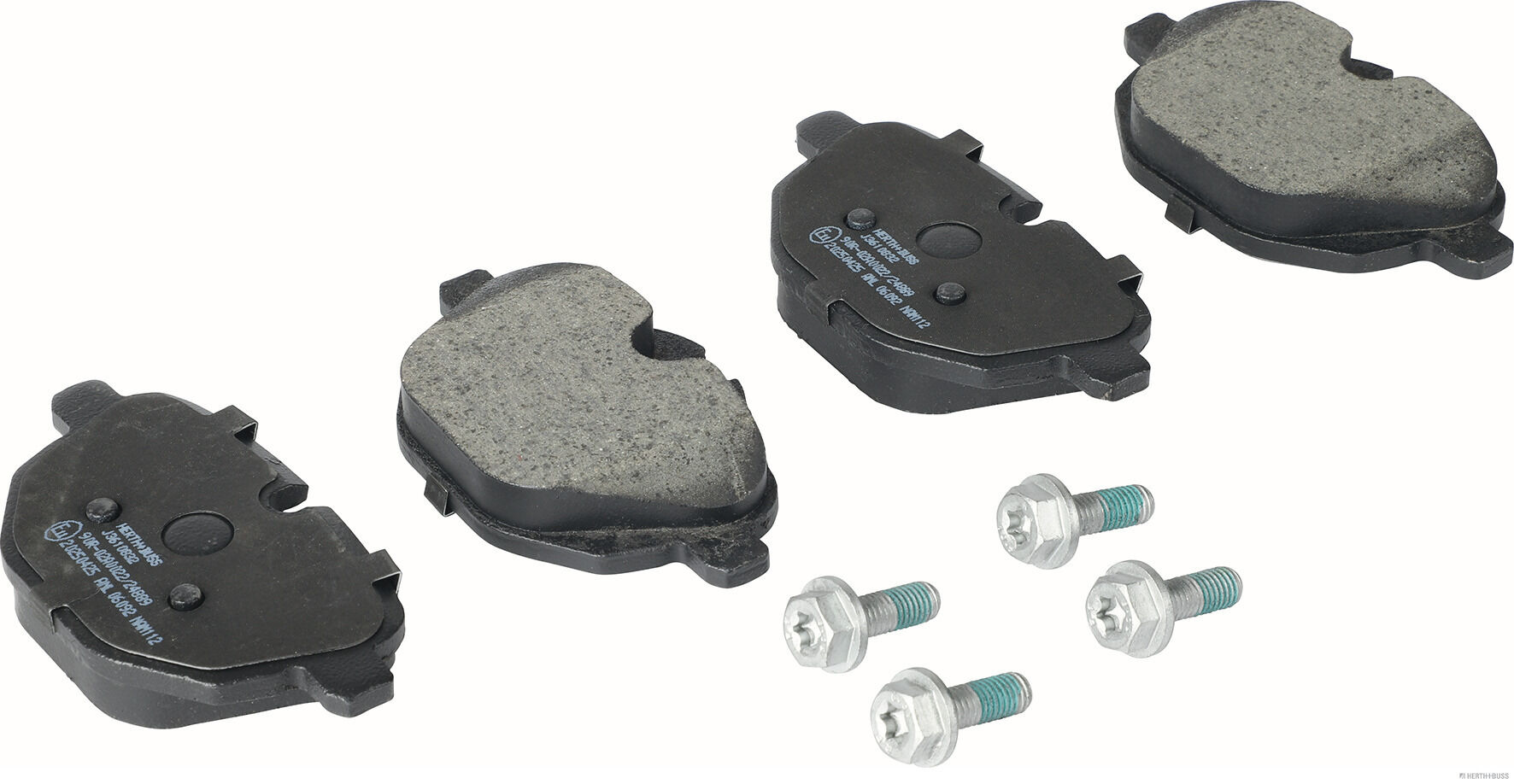 Herth+Buss Jakoparts Remblokkenset, schijfrem J3610832