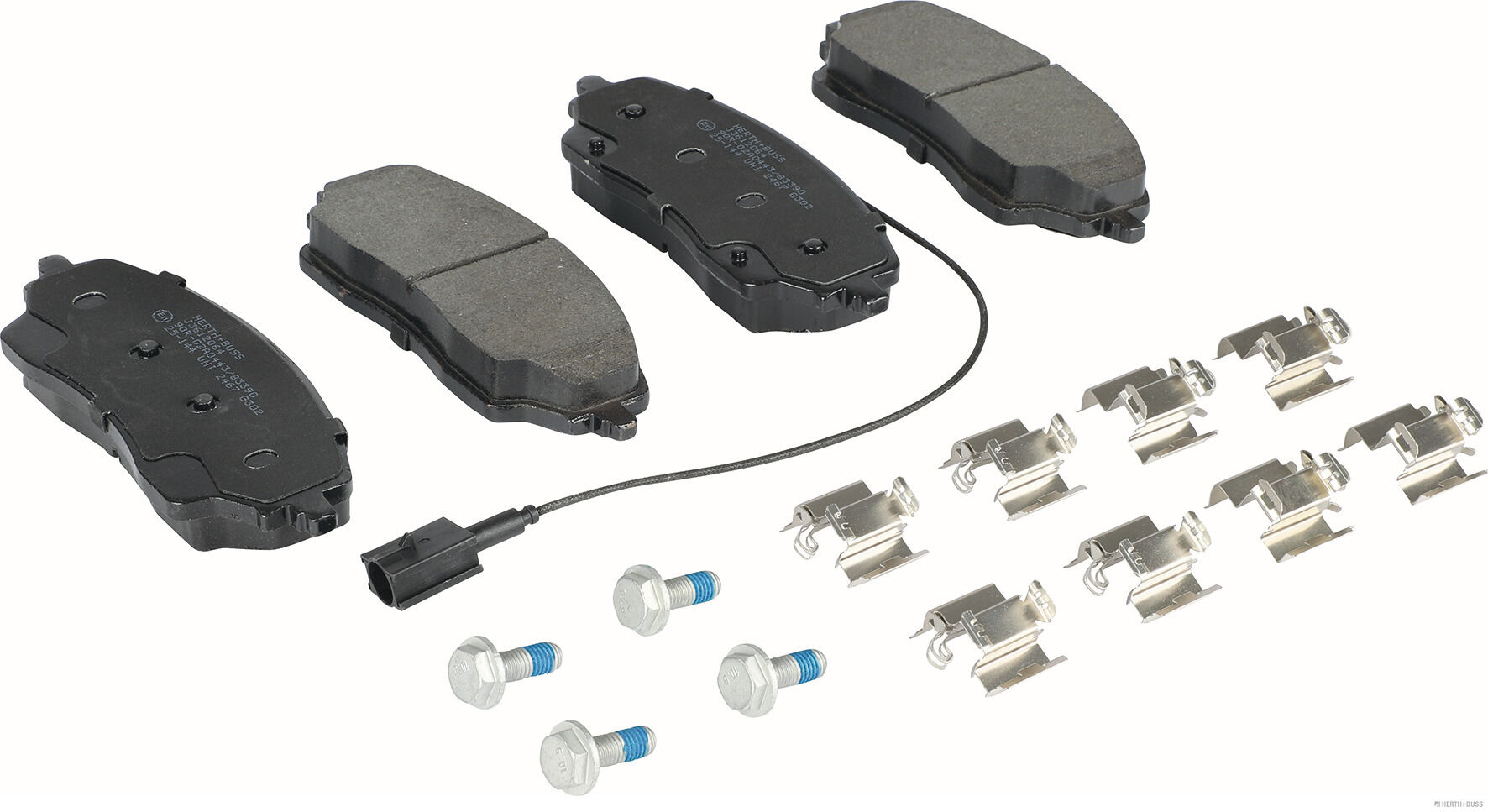 Herth+Buss Jakoparts Remblokkenset, schijfrem J3612064