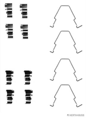 Herth+Buss Jakoparts Rem montageset J3660303