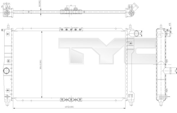 TYC Radiateur 706-0003