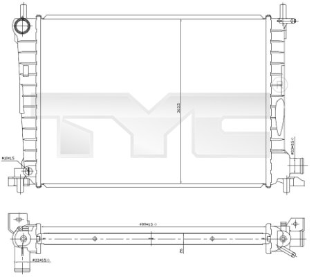 TYC Radiateur 710-0027