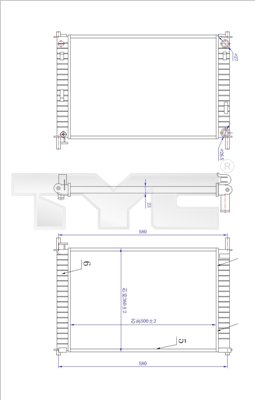 TYC Radiateur 710-0030-R