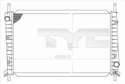 TYC Radiateur 710-0032