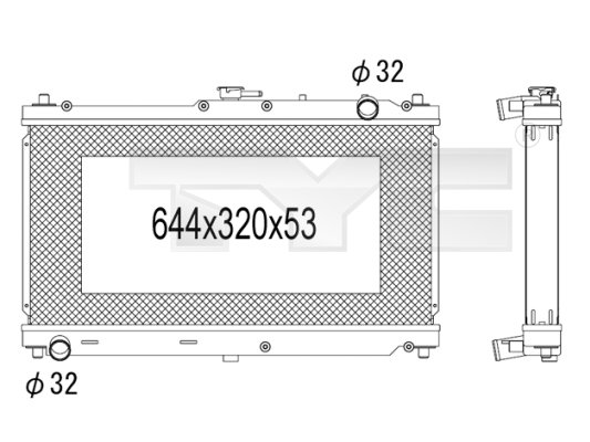 TYC Radiateur 720-1005