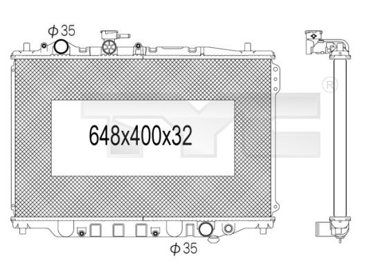 TYC Radiateur 720-1011