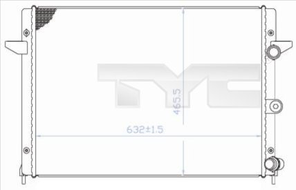 TYC Radiateur 737-0006