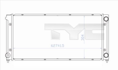 TYC Radiateur 737-0034