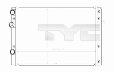 TYC Radiateur 737-0038