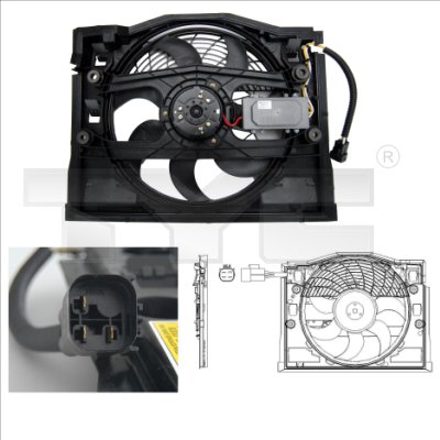 TYC Ventilatorwiel-motorkoeling 803-0007