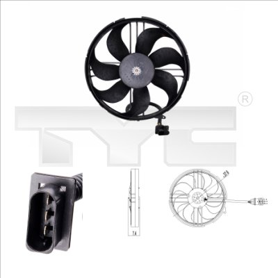 TYC Ventilatorwiel-motorkoeling 837-0018