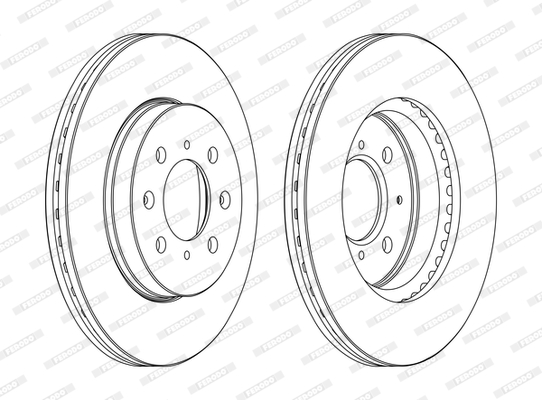 Ferodo Remschijven DDF1510C
