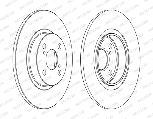 Ferodo Remschijven DDF1576C
