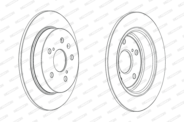 Ferodo Remschijven DDF2075C