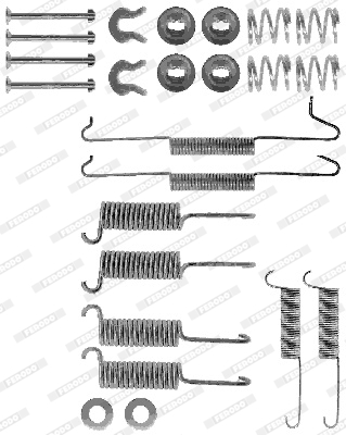 Ferodo Rem montageset FBA17