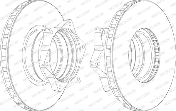 Ferodo Remschijven FCR165A