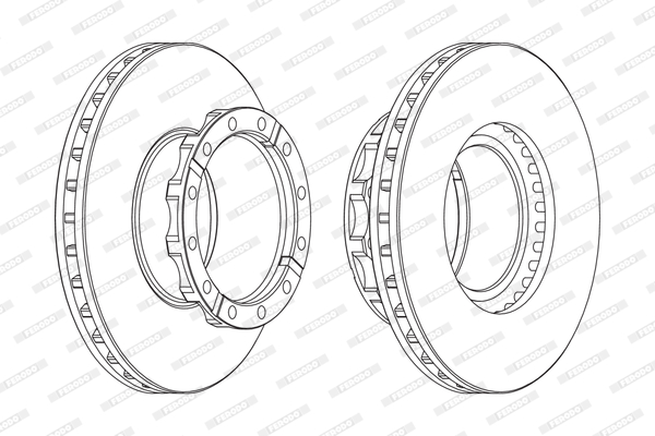 Ferodo Remschijven FCR254A