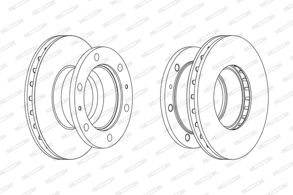 Ferodo Remschijven FCR338A