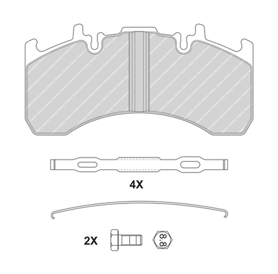 Ferodo Remblokset FCV4170B