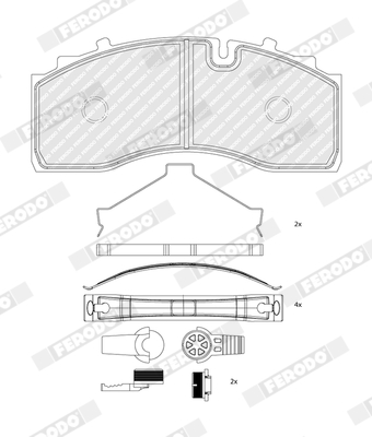 Ferodo Remblokset FCV5209B